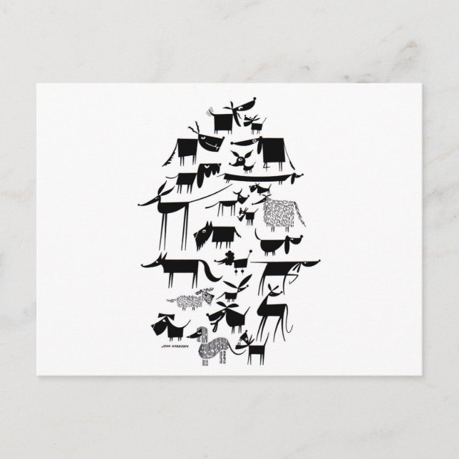 Postal Dog Menagerie (Anverso)