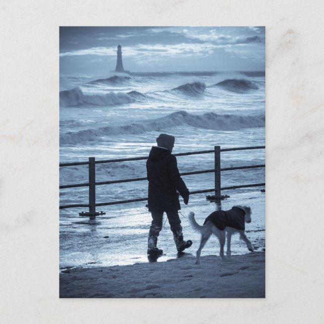 Postal Dog Walker en Roker (Anverso)