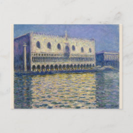 Postal Doges Palace (Le Palais Ducal) Claude Monet