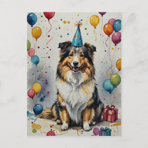 Postal Doggone Delightday Birthday - Personalizable