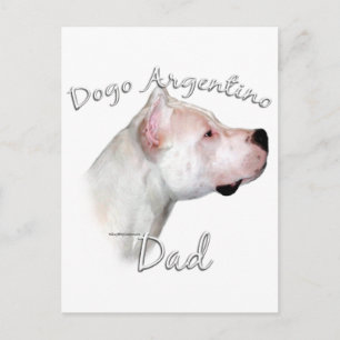 Postal Dogo Argentino Dad 2