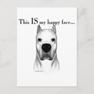 Postal Dogo Happy Face