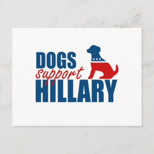 Postal DOGS APOYAN A HILLARY.png