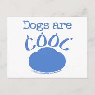 Postal DOGS son Guay Paw Print