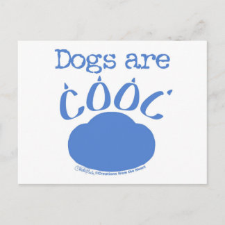 Postal DOGS son Guay Paw Print