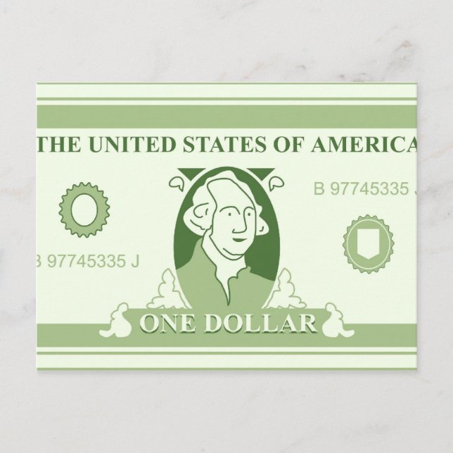 Postal Dólar americano (Anverso)