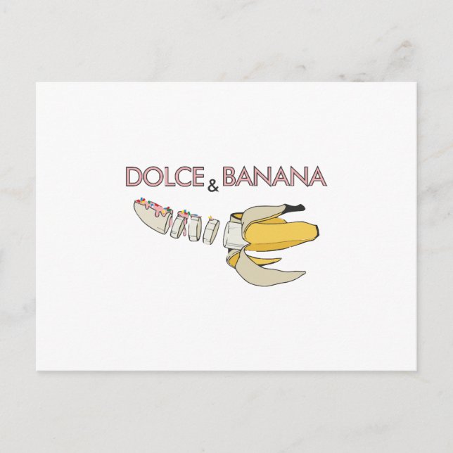 Postal Dolce & Banana (Anverso)