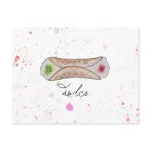 Dolce Cannolo Watercolor