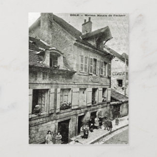 Postal Dole; Maison Natale de Louis Pasteur Vintage