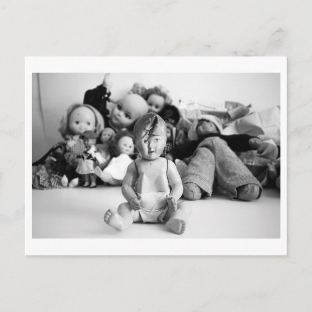 Postal Doll Portrait - Open minded doll (Anverso)