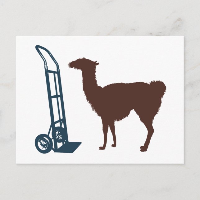 Postal Dolly llama (Anverso)