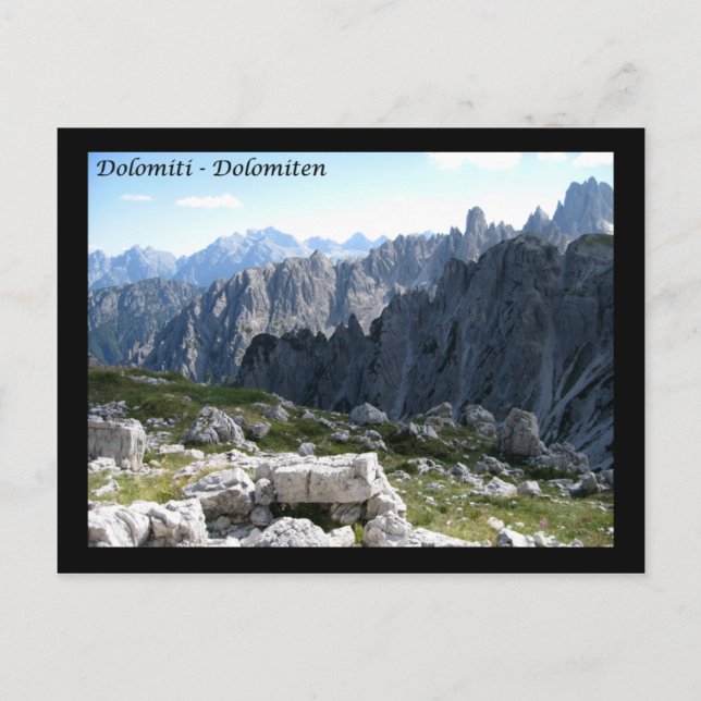 Postal Dolomitas (Anverso)