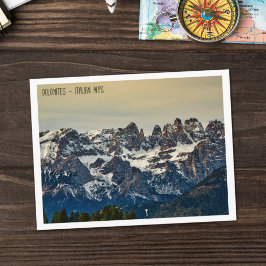 Postal Dolomitas, alpes italianos