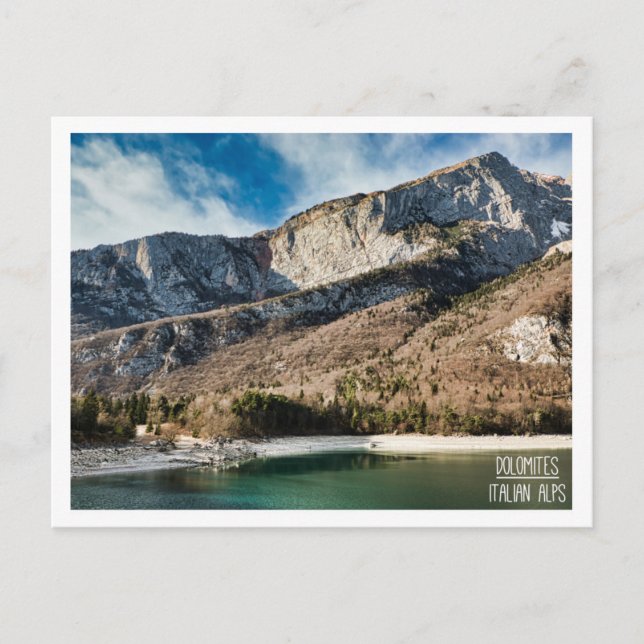 Postal Dolomitas, Alpes italianos en Trentino, Italia (Anverso)