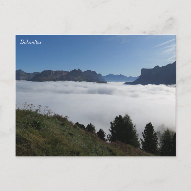 Postal Dolomitas Italia (Anverso)