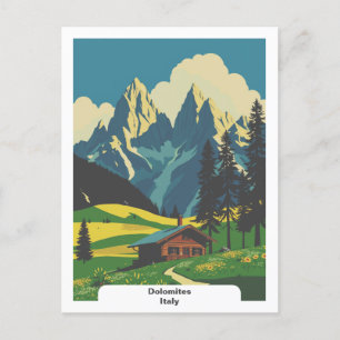 Postal Dolomitas, Italia Viajes de época