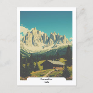 Postal Dolomitas, Italia Vintage Alpine