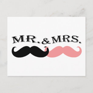 Postal Dolor de vintage negro y rosa