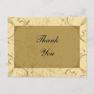 Postal Doloroso y elegante Gracias