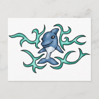 Postal Dolphin bebé
