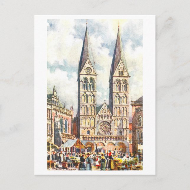 Postal Dom/Catedral de Bremen Alemania (Anverso)