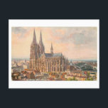 Postal Dom/Catedral Koln Alemania<br><div class="desc">Esta es una reproducción de una postal vintage que muestra la Dom/Catedral en Koln,  Alemania.</div>