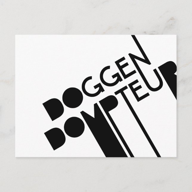Postal Domador de dogos (Anverso)