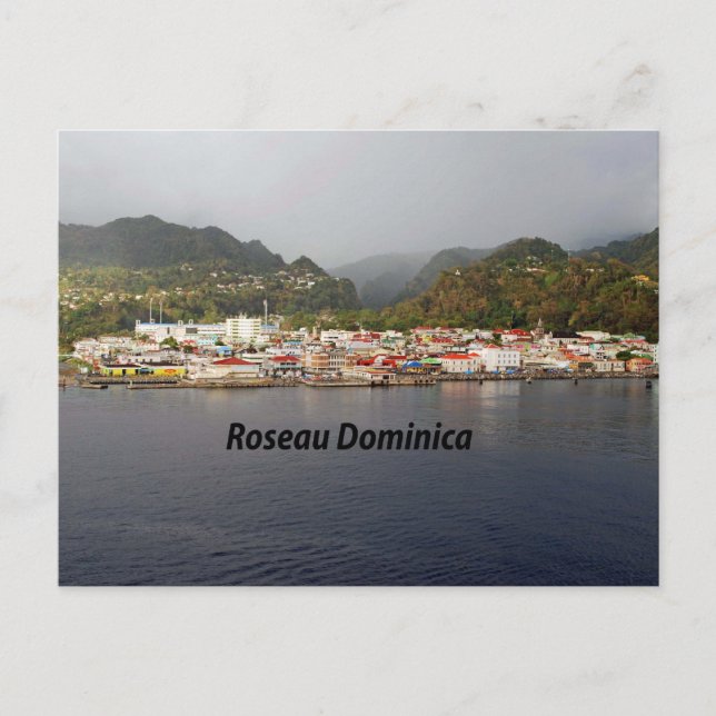 Postal Dominica (Anverso)