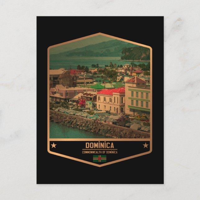 Postal Dominica (Anverso)