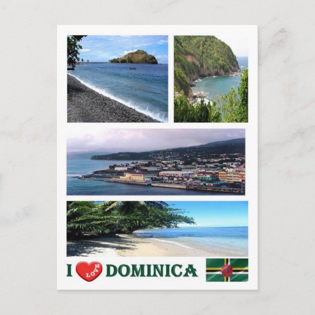 Postal Dominica - Amo - (Anverso)