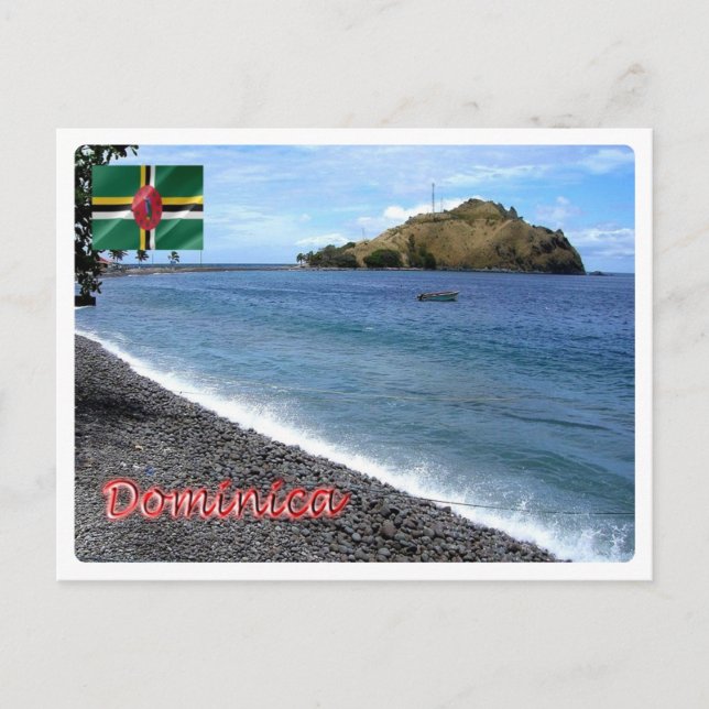 Postal Dominica - Cabeza escocesa - (Anverso)