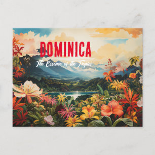 Postal DOMINICA La esencia de los trópicos