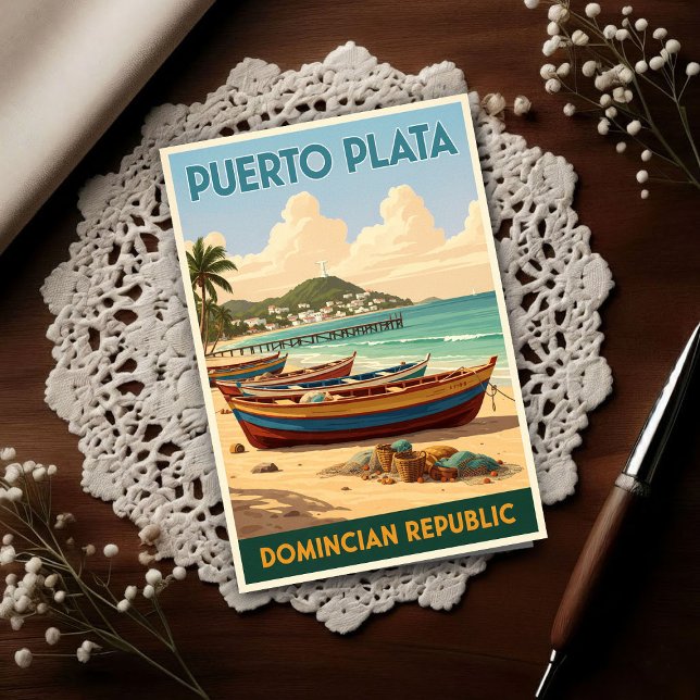 Postal Dominican Republic: 1960s Travel Poster Collection (Subido por el creador)