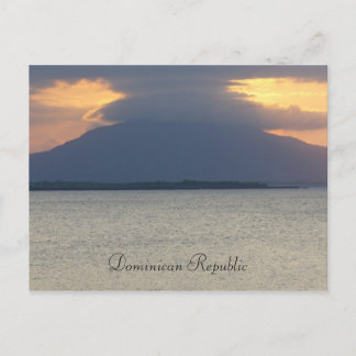 Postal Dominican Republic Sunset