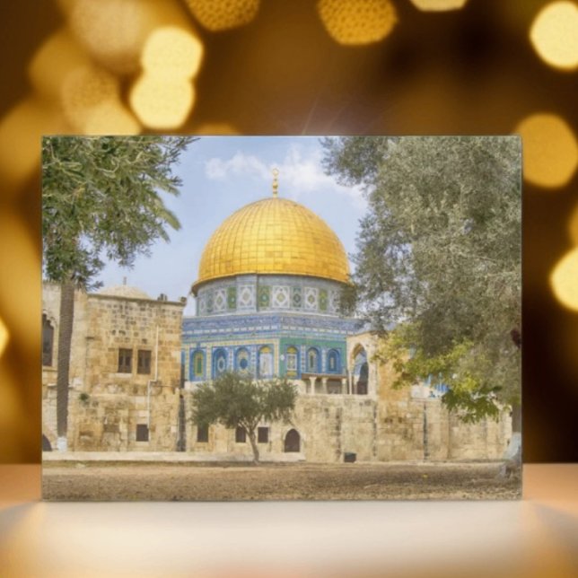 Postal Domo De La Roca Santa Mezquita Jerusalén Palestina (Subido por el creador)