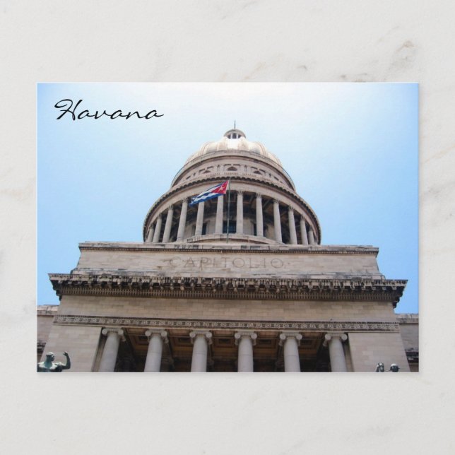 Postal domo frontal capitolio (Anverso)