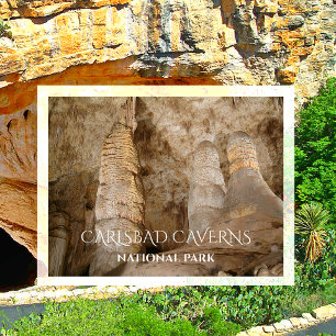 Postal Domos Gigantes y Gemelos, Carlsbad Caverns NP Post