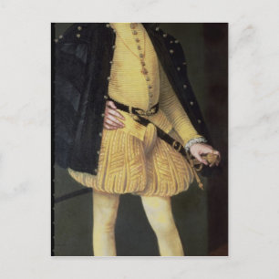 Postal Don Carlos, hijo del rey Felipe II de España