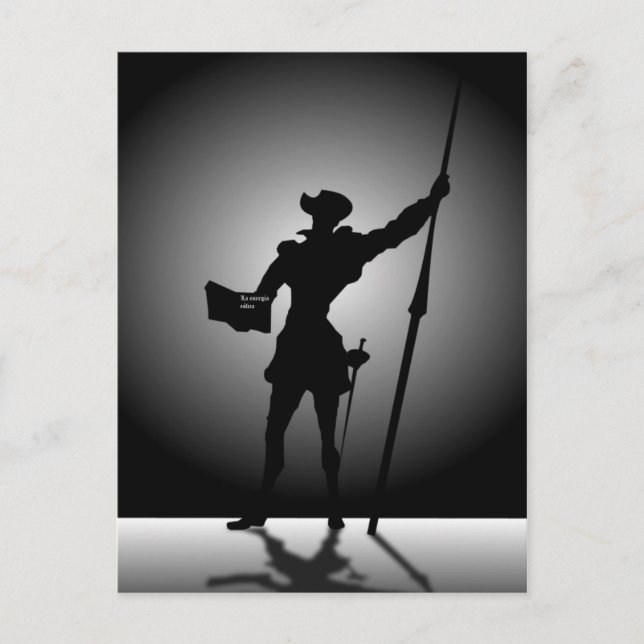 Postal Don Quijote (Anverso)
