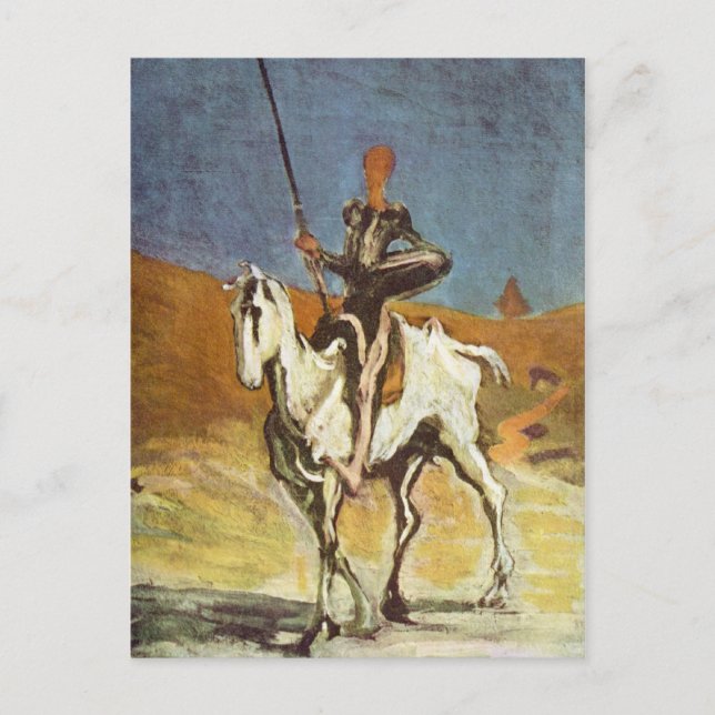 Postal Don Quijote (Anverso)