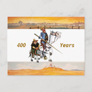 Postal DON QUIJOTE - Animación de dibujos animados Fondo 