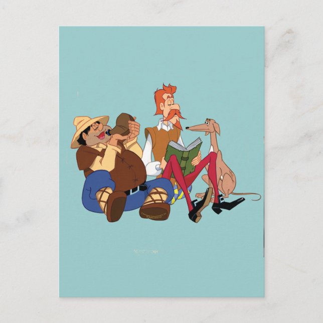 Postal DON QUIJOTE & SANCHO - 400 Años (Anverso)