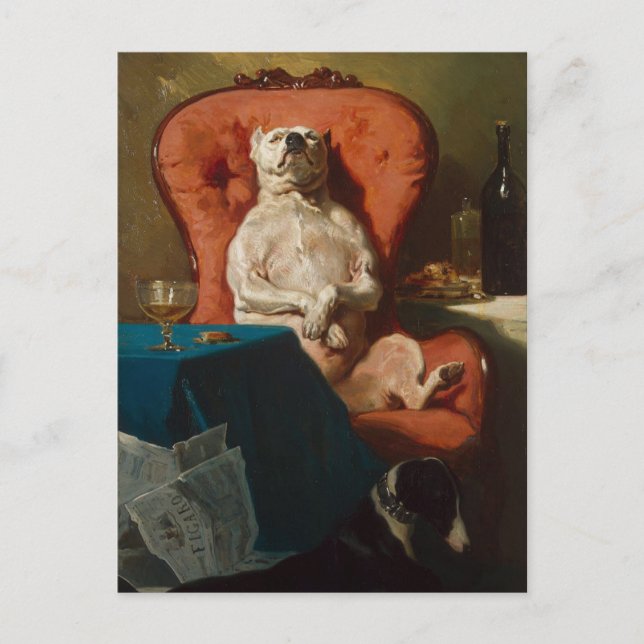 Postal Don Smug Pug, alias Pug Daddy (Anverso)