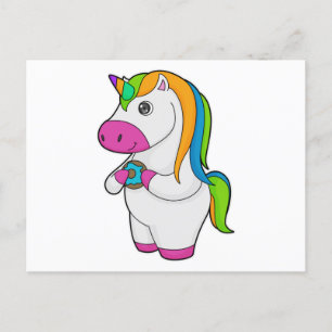 Postal Dona de Unicornio