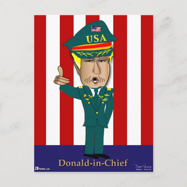 Postal Donald-en-jefe (Anverso)