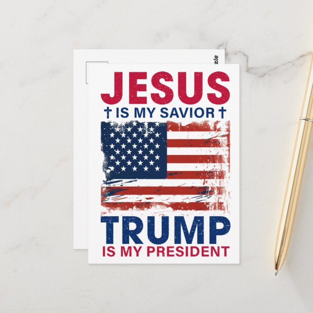 Postal Donald Trump (Anverso/Reverso In Situ)