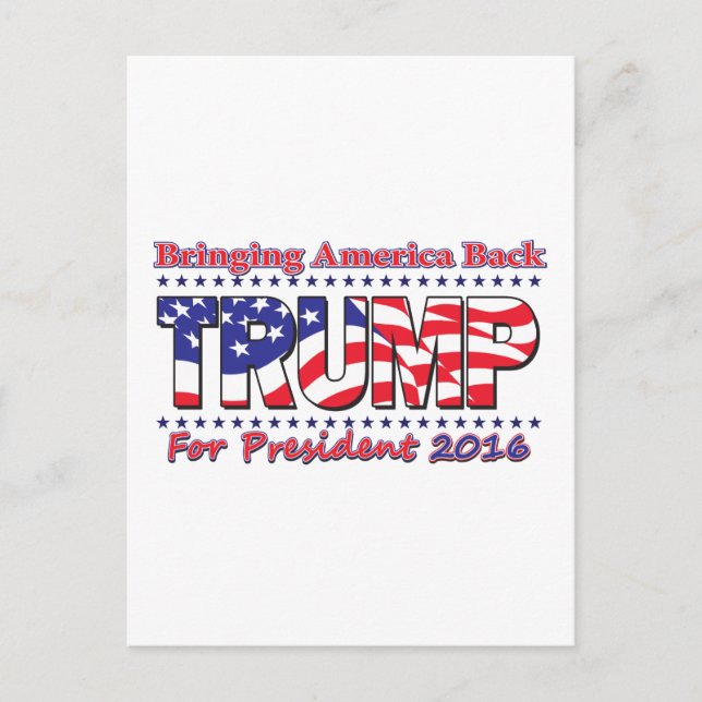 Postal Donald Trump (Anverso)