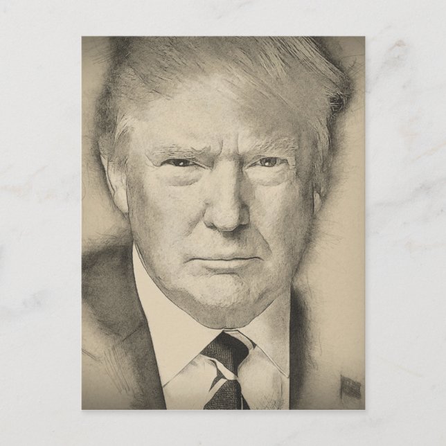 Postal Donald Trump (Anverso)
