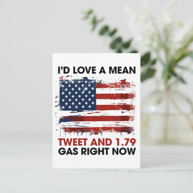 Postal Donald Trump (Anverso de pie)