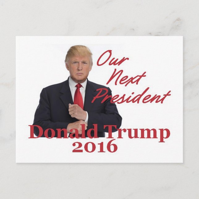 Postal Donald TRUMP 2016 (Anverso)